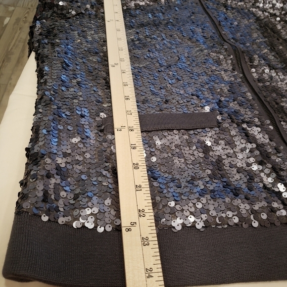𝅺twiggy London 1X Gray sequence jacket - Picture 11 of 15